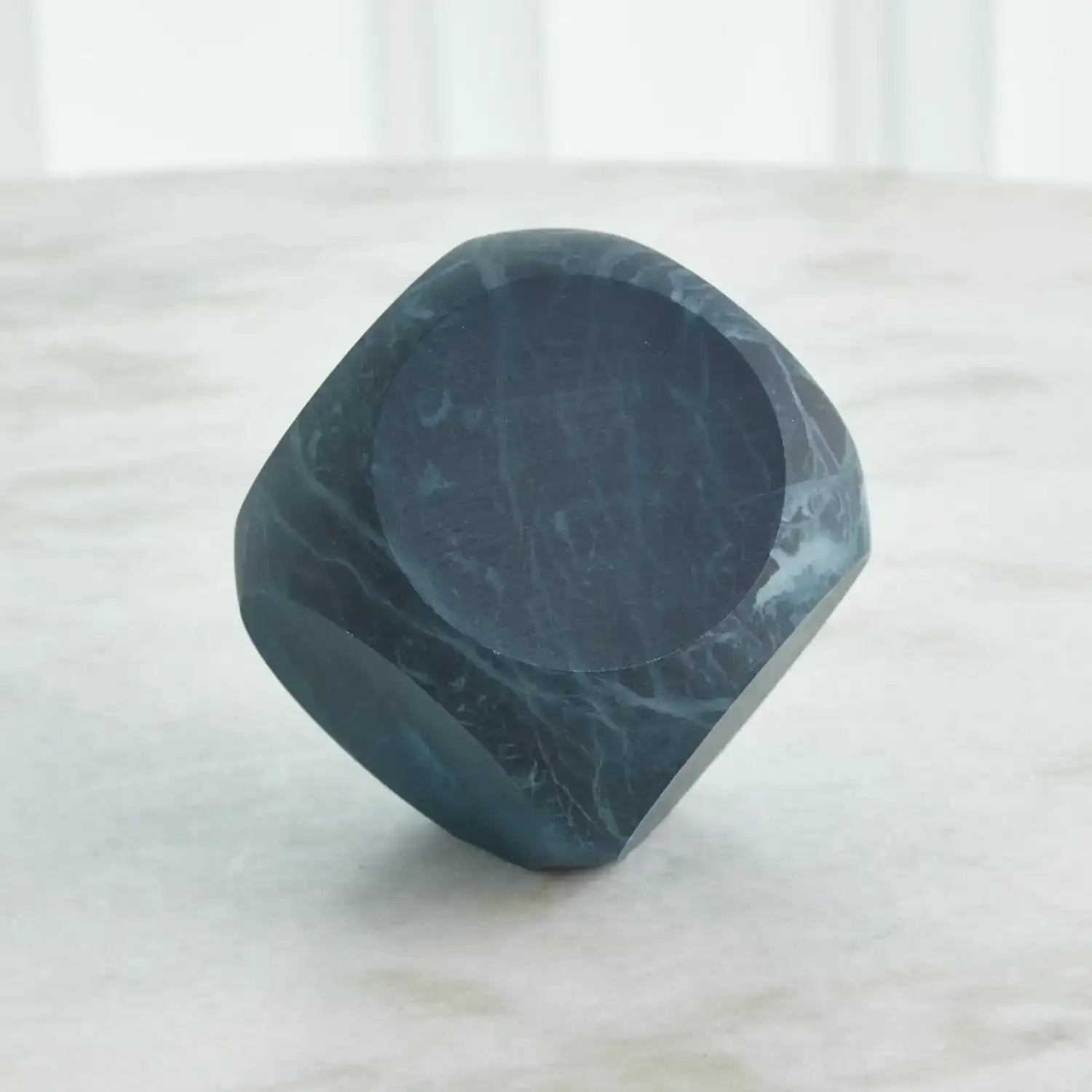 GLOBAL VIEWS SQUARE ALABASTER OBJECT - Decorative Accents