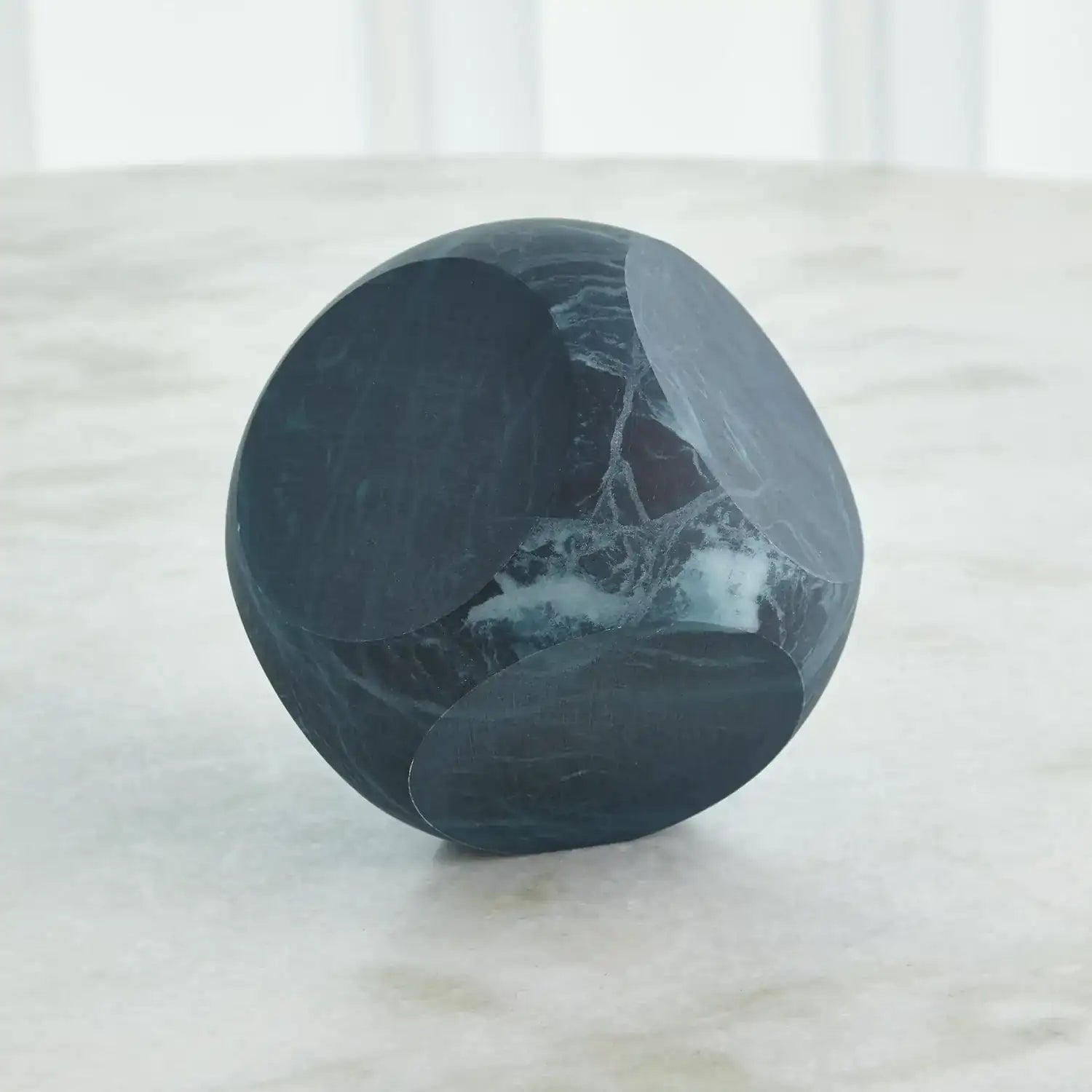 GLOBAL VIEWS SQUARE ALABASTER OBJECT - Decorative Accents