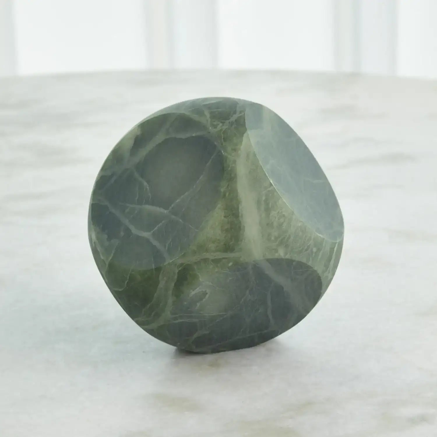 GLOBAL VIEWS SQUARE ALABASTER OBJECT - Decorative Accents