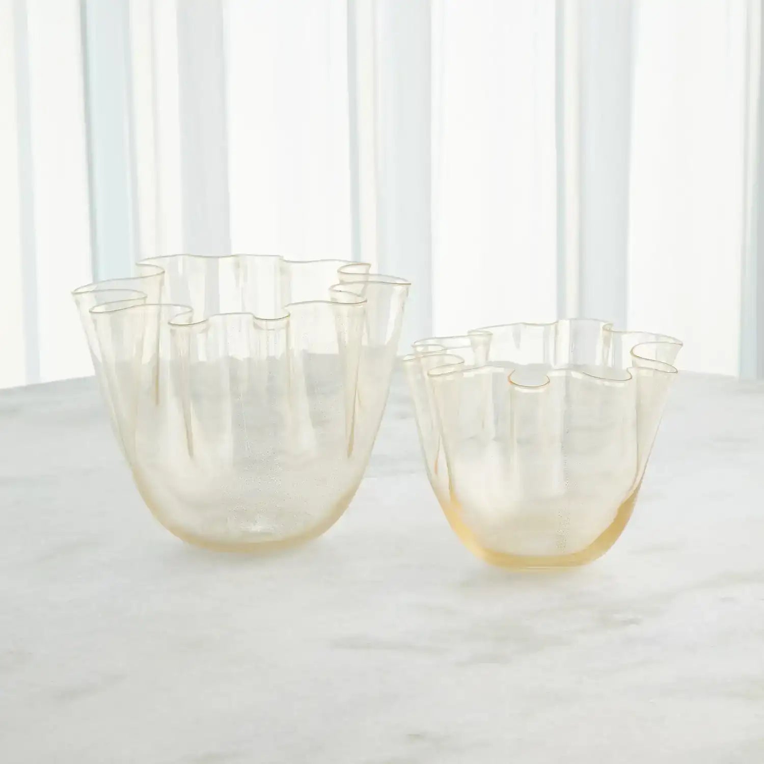 GLOBAL VIEWS HANDKERCHIEF VASE - Art