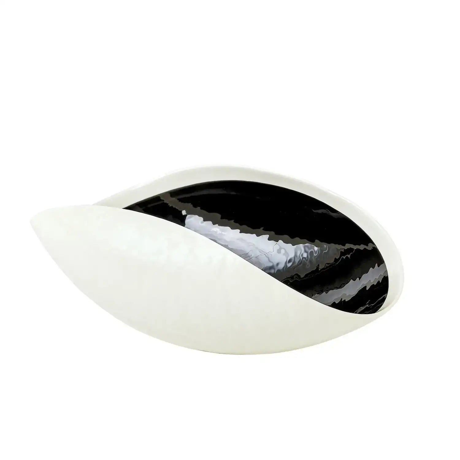GLOBAL VIEWS EBONY & IVORY BOWL - Art