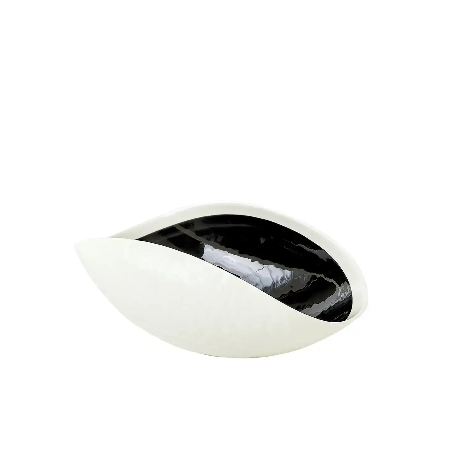 GLOBAL VIEWS EBONY & IVORY BOWL - Art