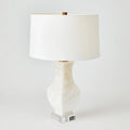 GLOBAL VIEWS, ALABASTER SQUARE URN LAMP, TABLE LAMPS