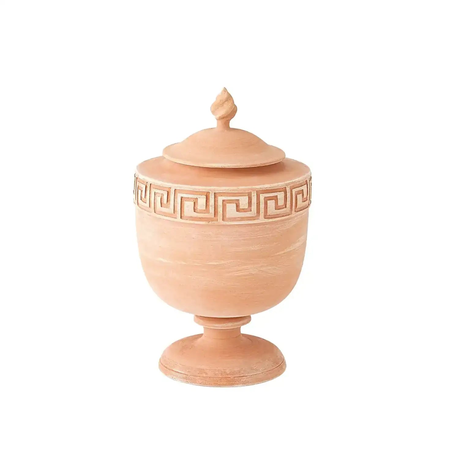 GLOBAL VIEWS VILLA GREEK KEY URN - Decorative Accents
