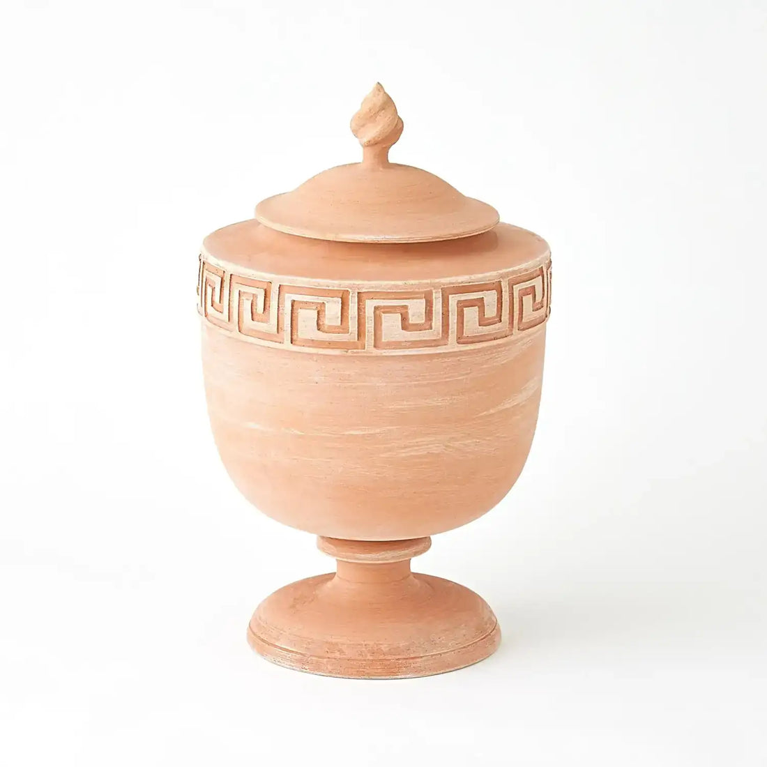 GLOBAL VIEWS VILLA GREEK KEY URN - Decorative Accents