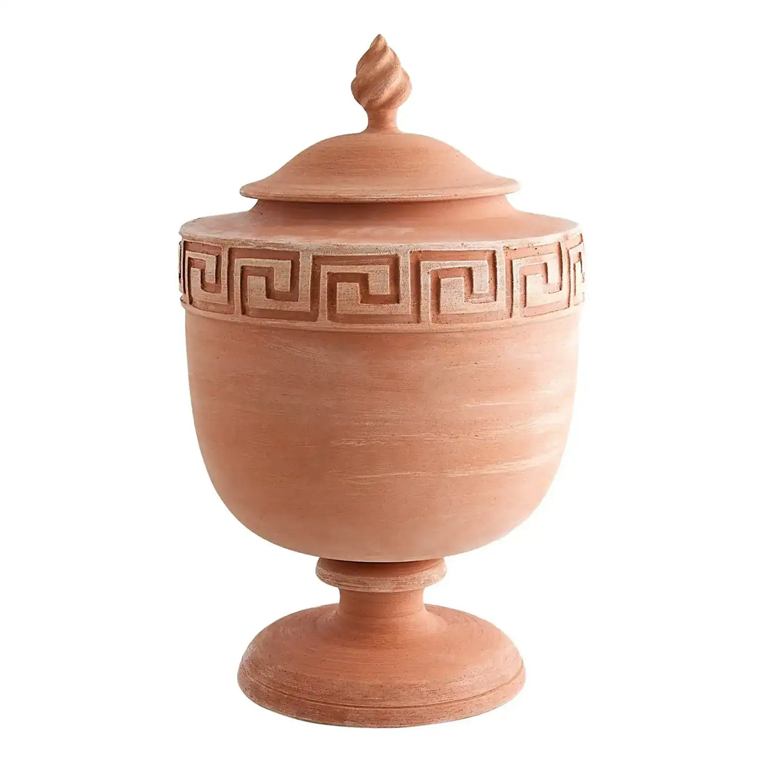 GLOBAL VIEWS VILLA GREEK KEY URN - Decorative Accents