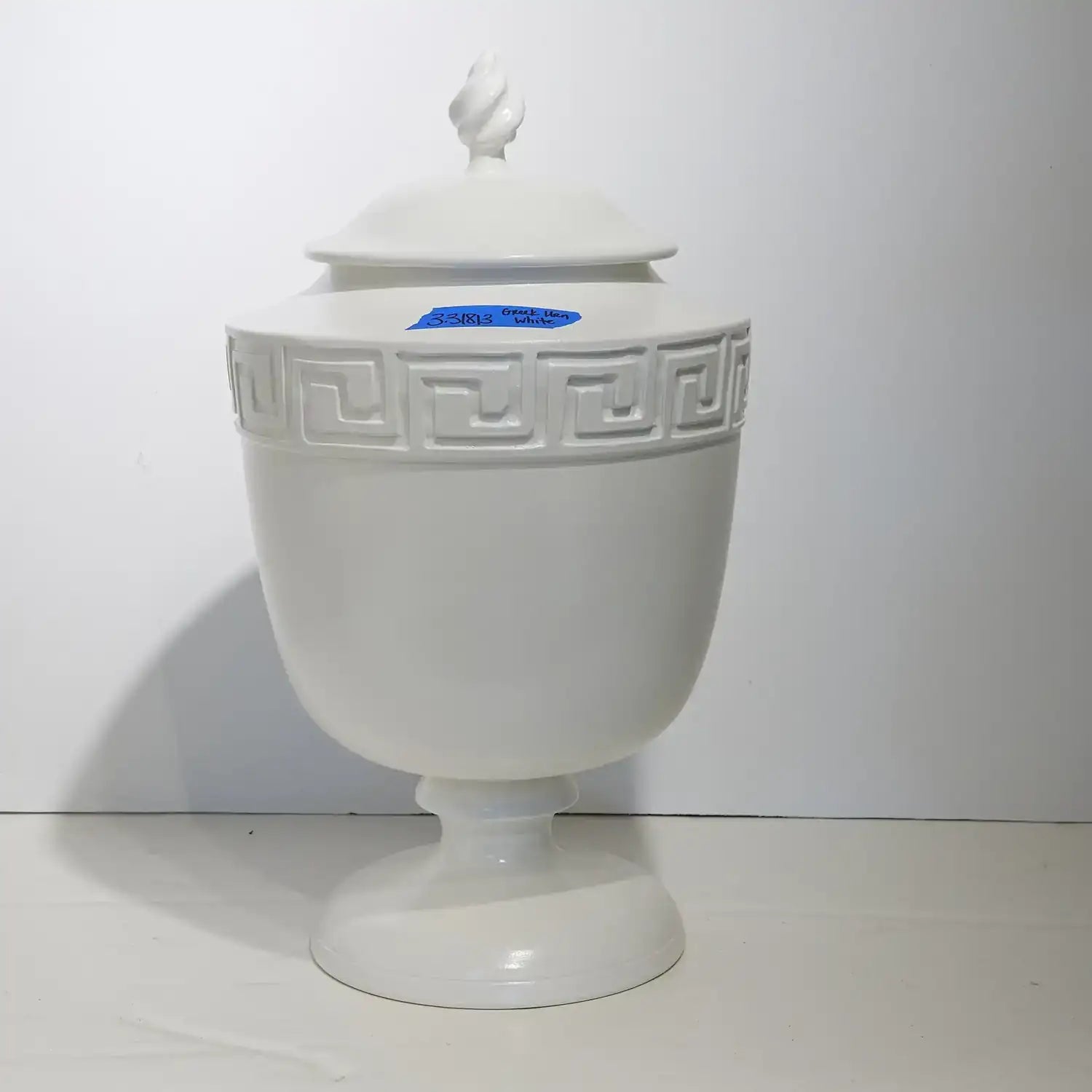 GLOBAL VIEWS VILLA GREEK KEY URN - Decorative Accents