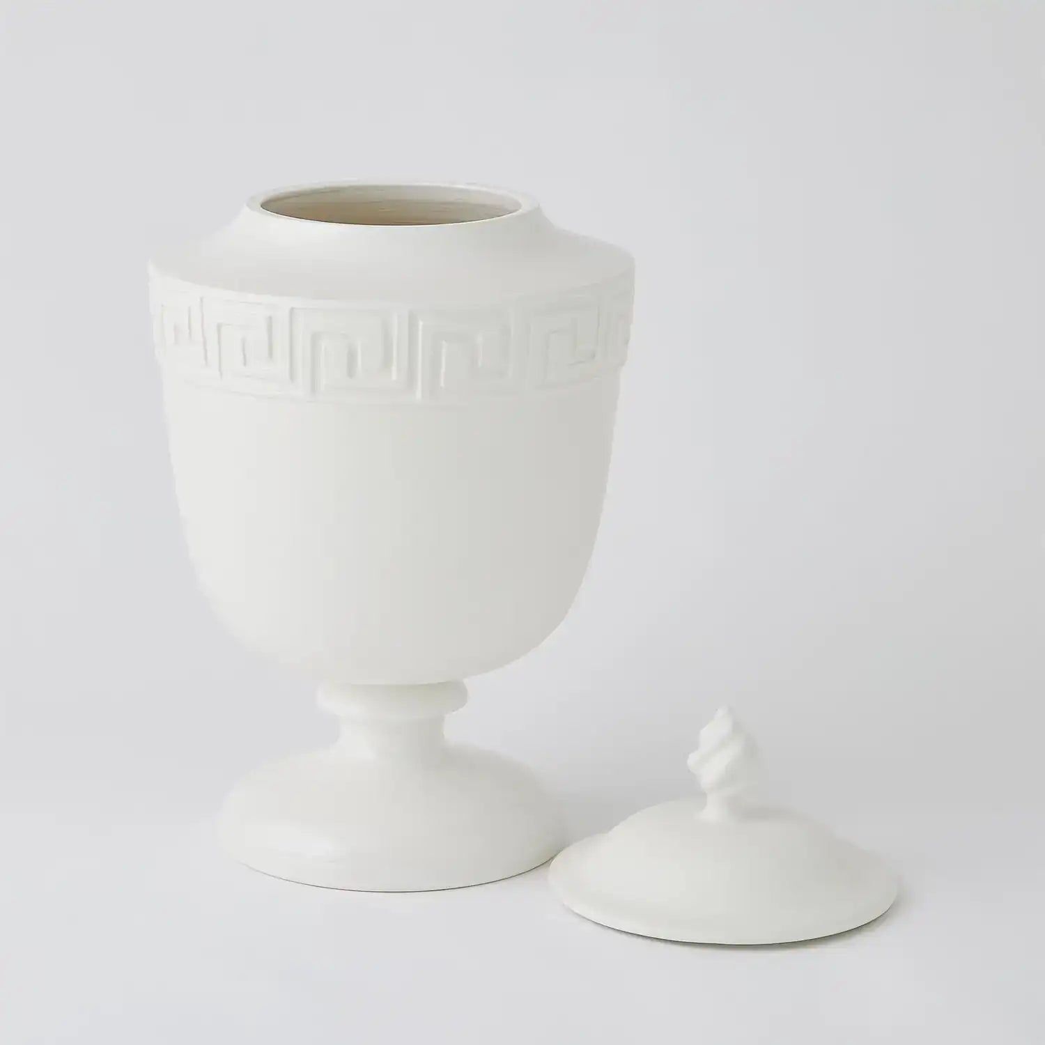 GLOBAL VIEWS VILLA GREEK KEY URN - Decorative Accents