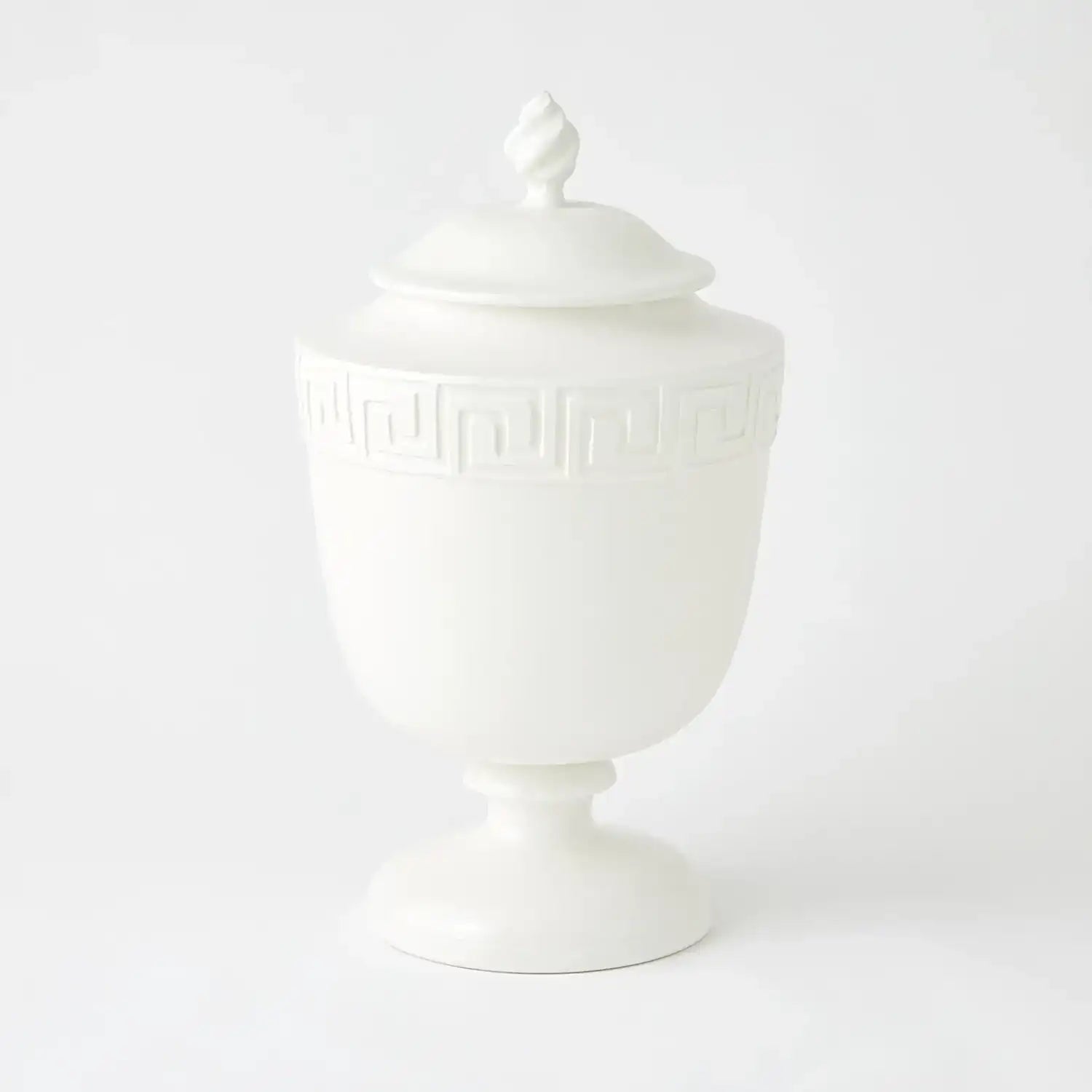 GLOBAL VIEWS VILLA GREEK KEY URN - Decorative Accents
