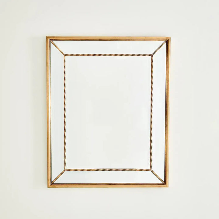 GLOBAL VIEWS GILDED ROPE MIRROR - Mirrors