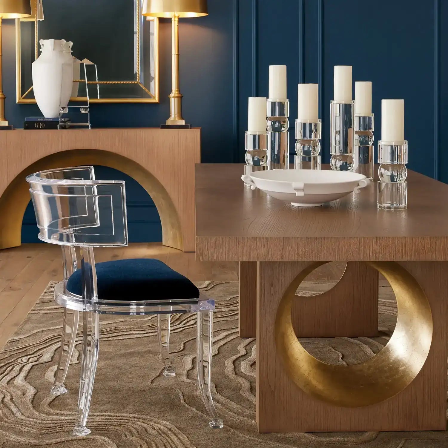 GLOBAL VIEWS GILDED ROPE MIRROR - Mirrors