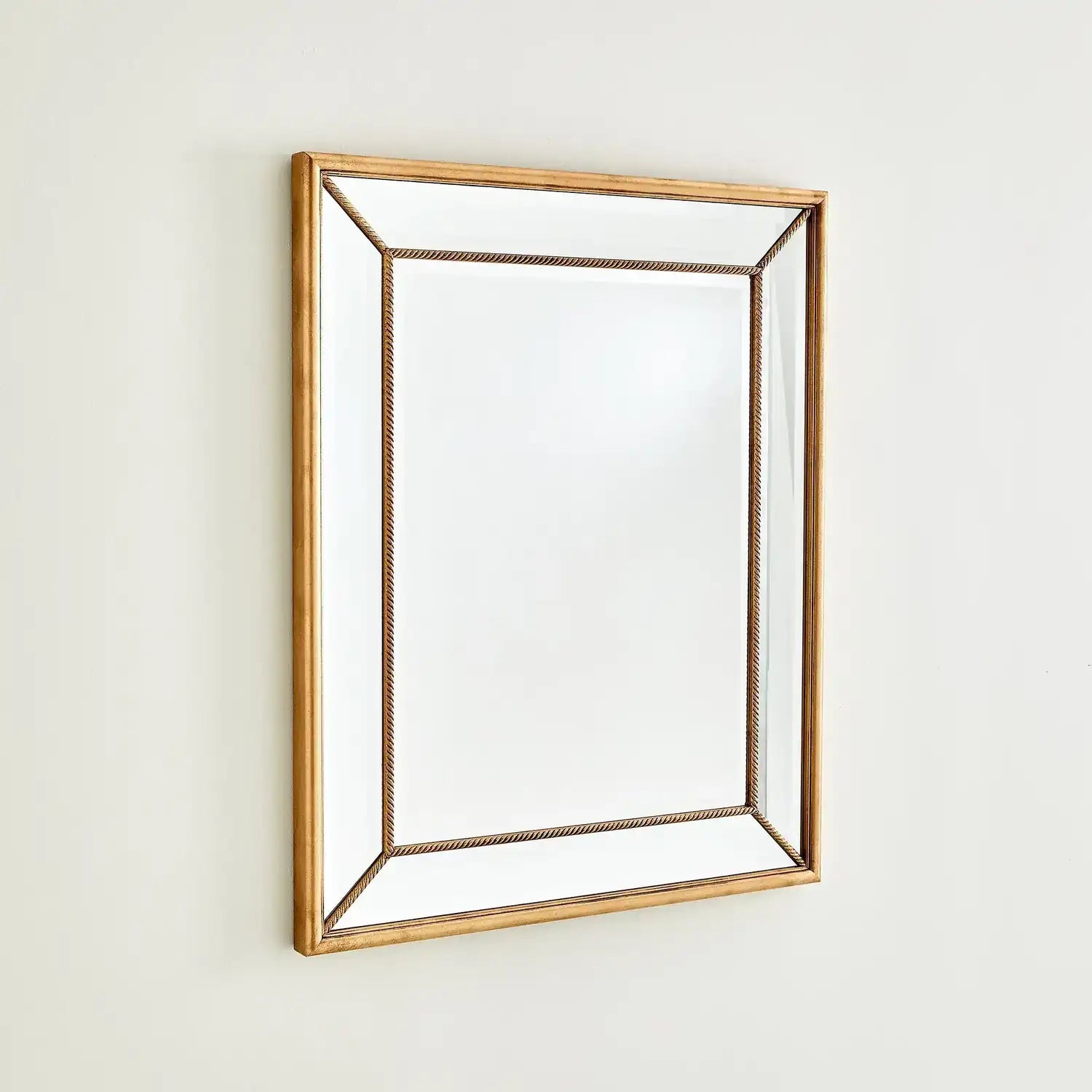 GLOBAL VIEWS GILDED ROPE MIRROR - Mirrors