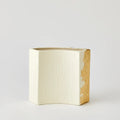 GLOBAL VIEWS SPLASHY GOLD LEAF VASE - Decorative Accents