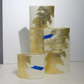 GLOBAL VIEWS SPLASHY GOLD LEAF VASE - Decorative Accents