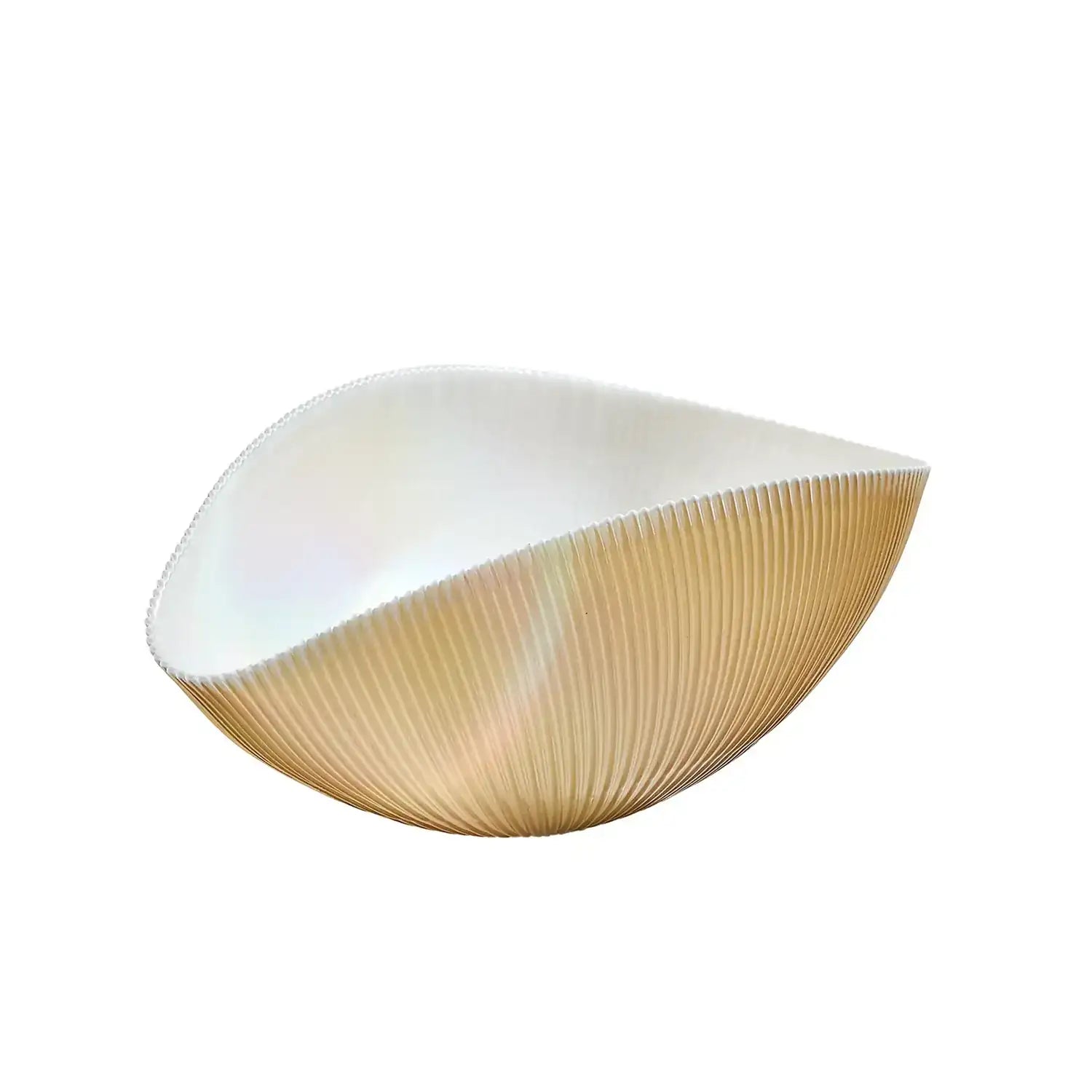 GLOBAL VIEWS PLEATED BOWL - Decorative Accents