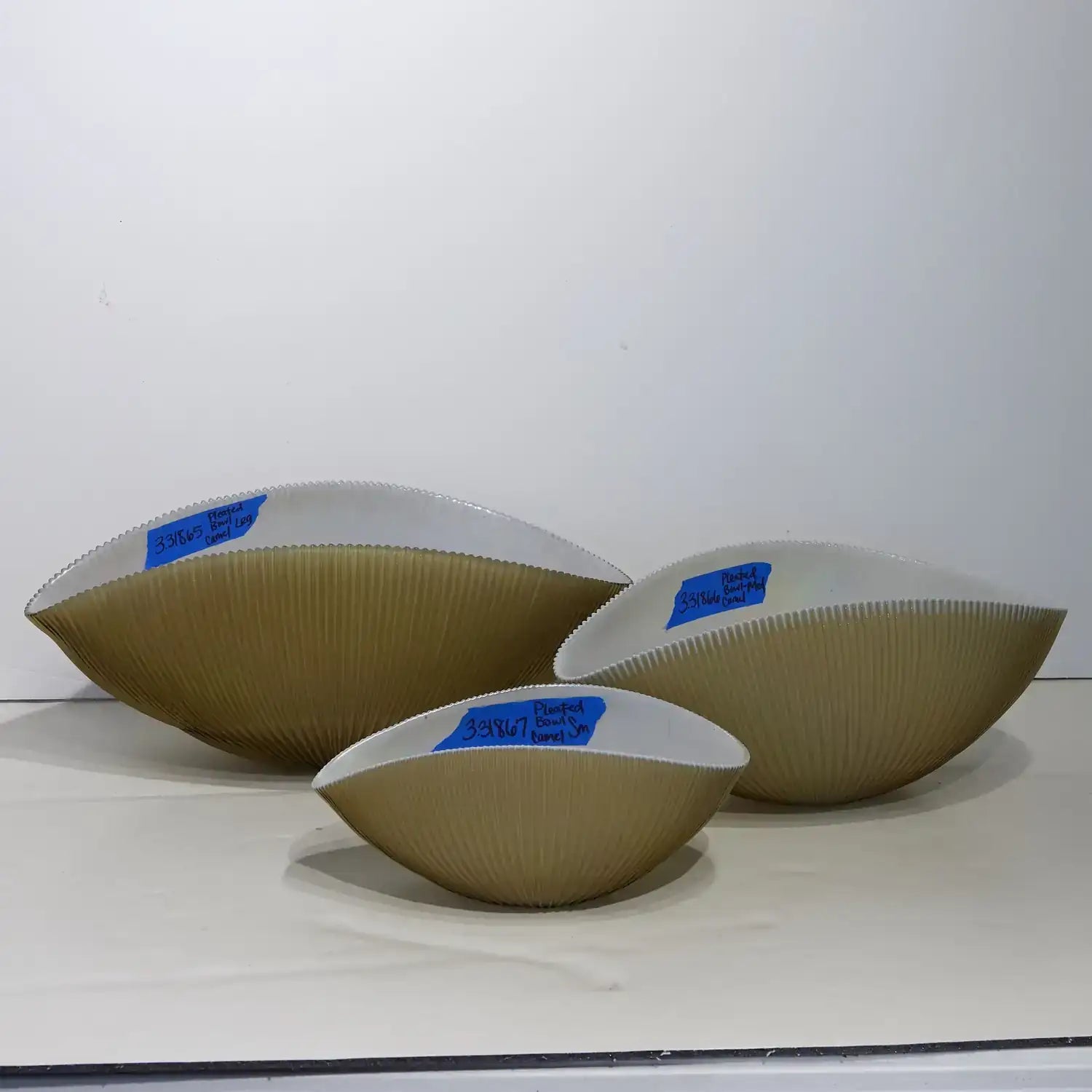 GLOBAL VIEWS PLEATED BOWL - Decorative Accents