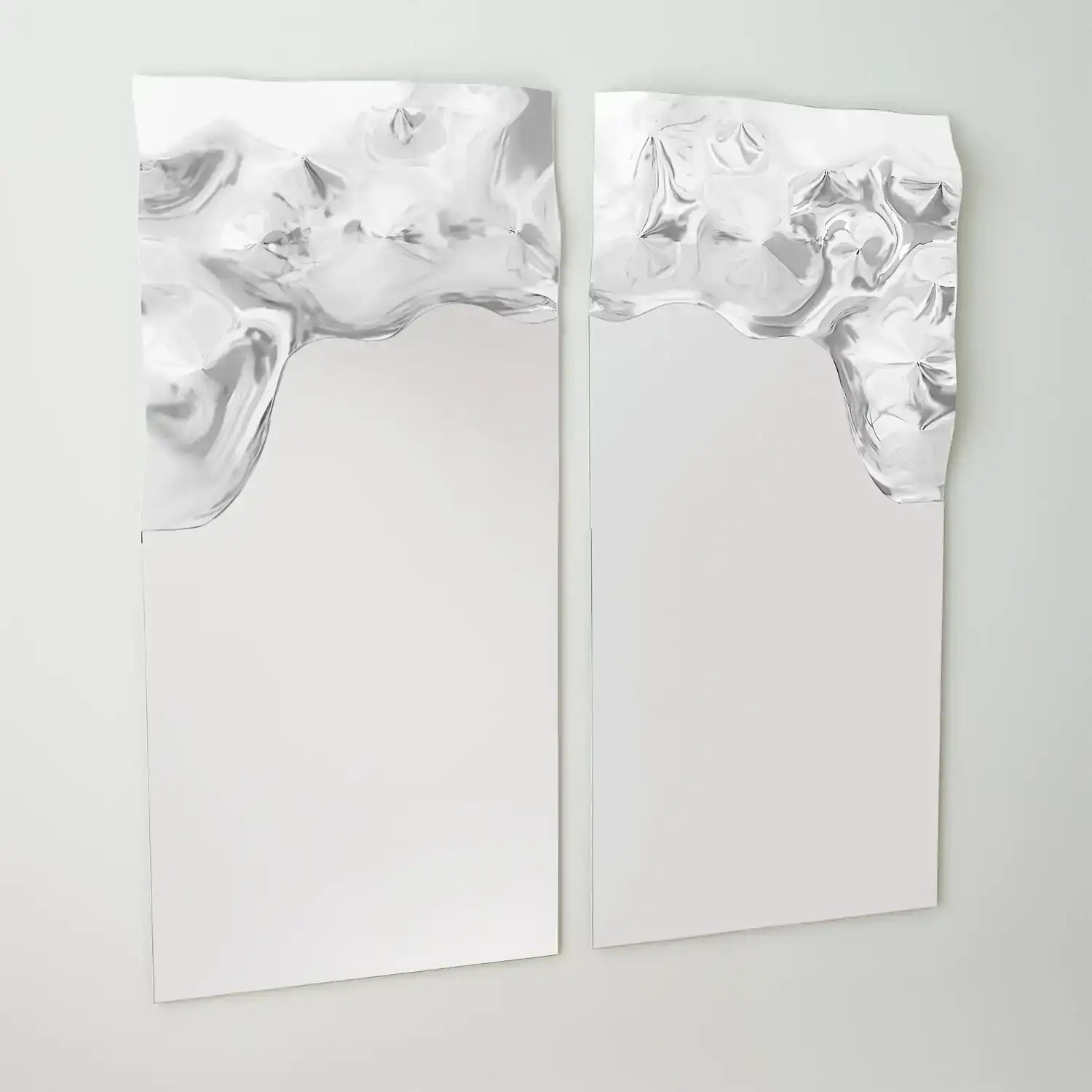 GLOBAL VIEWS ASYMMETRICAL RIPPLE MIRROR - Mirrors