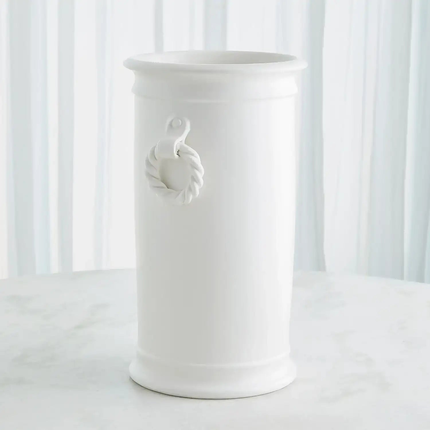 GLOBAL VIEWS ROPE HANDLE VESSEL - Decorative Accents