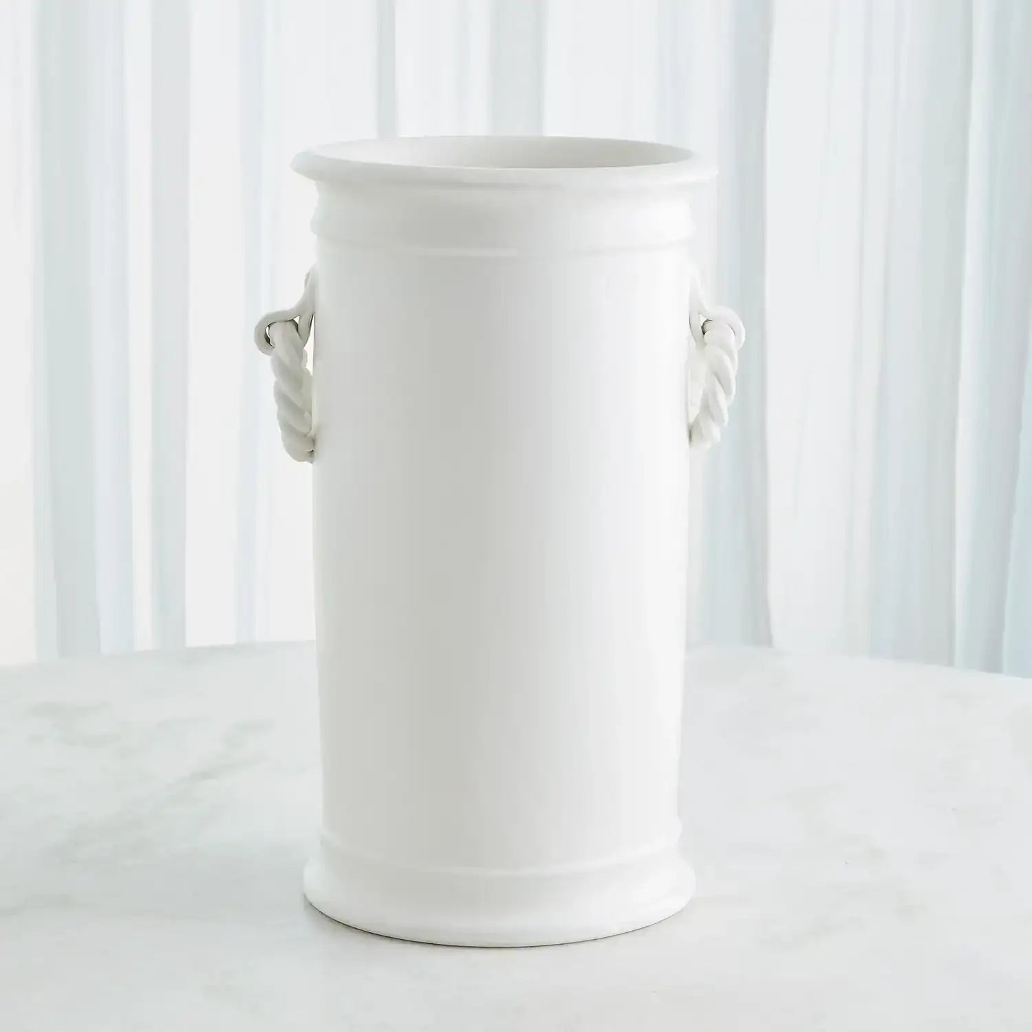 GLOBAL VIEWS ROPE HANDLE VESSEL - Decorative Accents