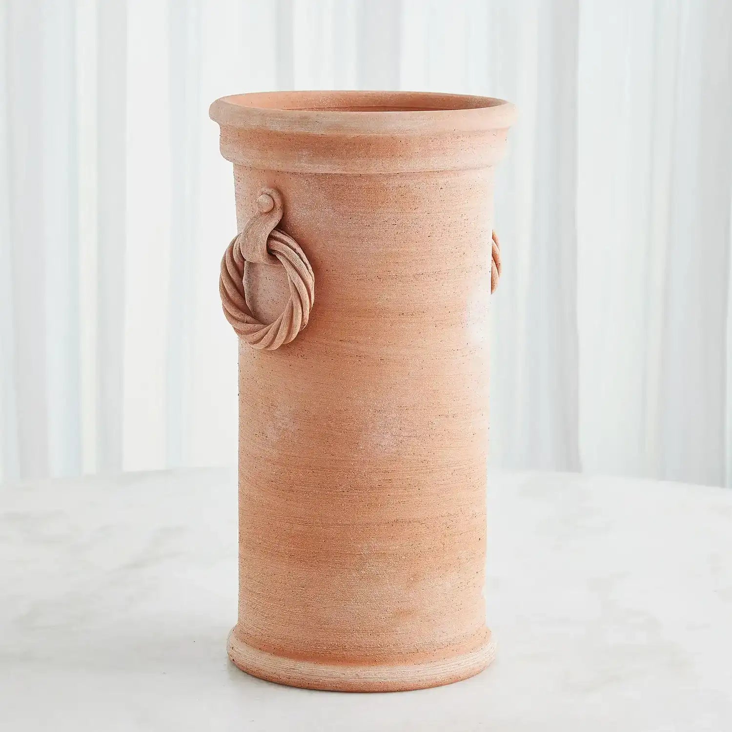 GLOBAL VIEWS ROPE HANDLE VESSEL - Decorative Accents