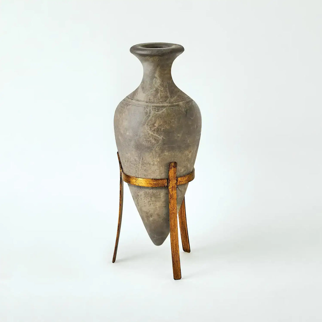 GLOBAL VIEWS AMPHORA ALABASTER VASE - Decorative Accents