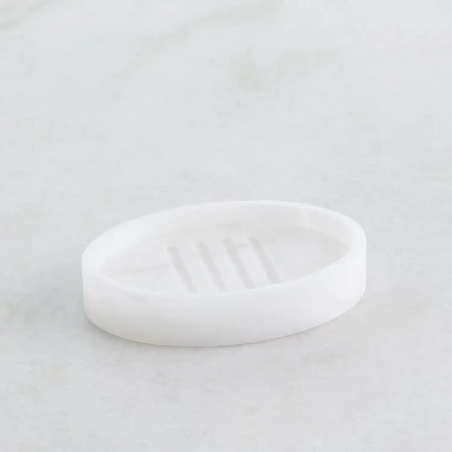 GLOBAL VIEWS ALABASTER OVAL SOAP DISH - Decorative Accents