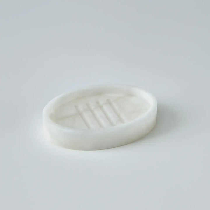 GLOBAL VIEWS ALABASTER OVAL SOAP DISH - Decorative Accents