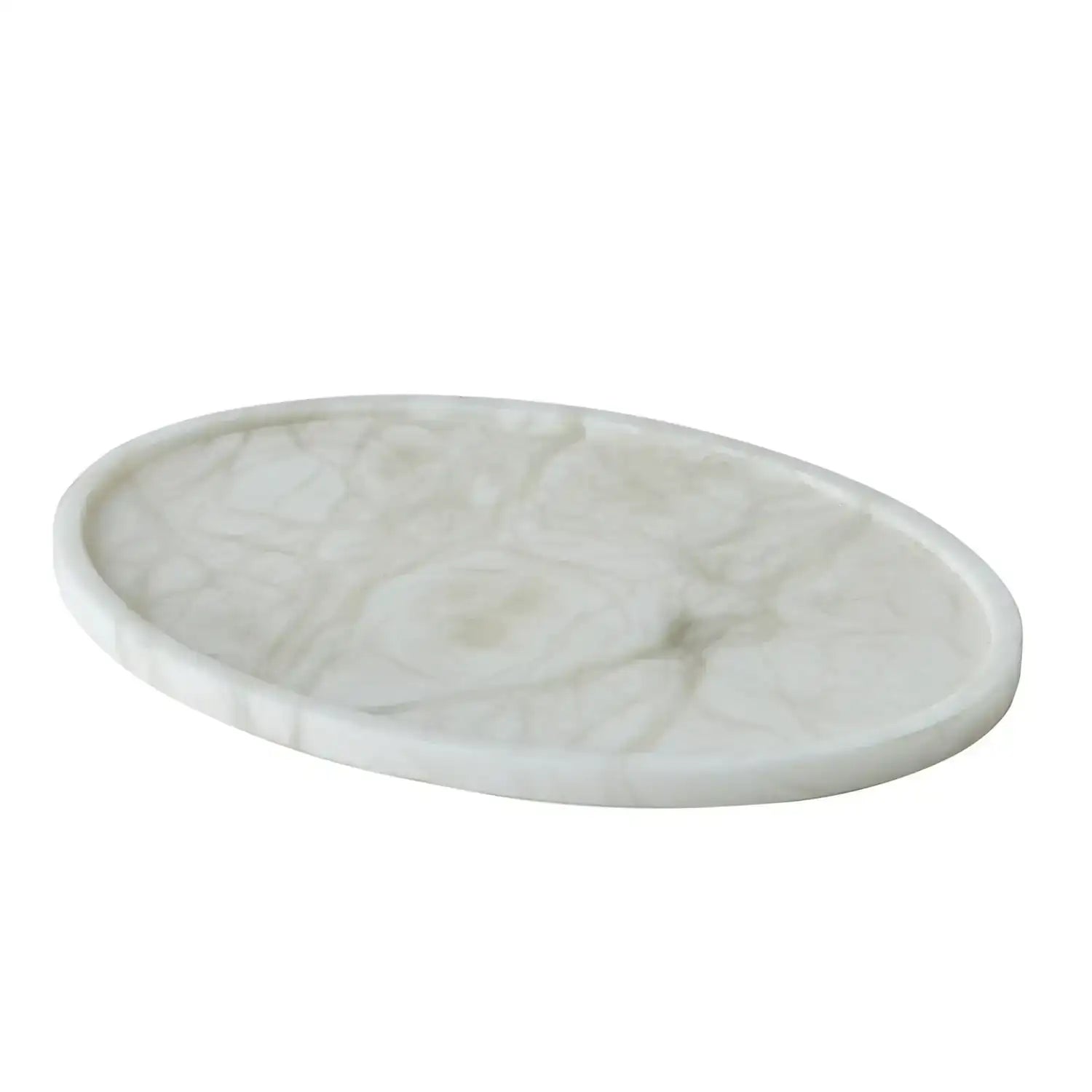 GLOBAL VIEWS ALABASTER OVAL TRAY - Decorative Accents