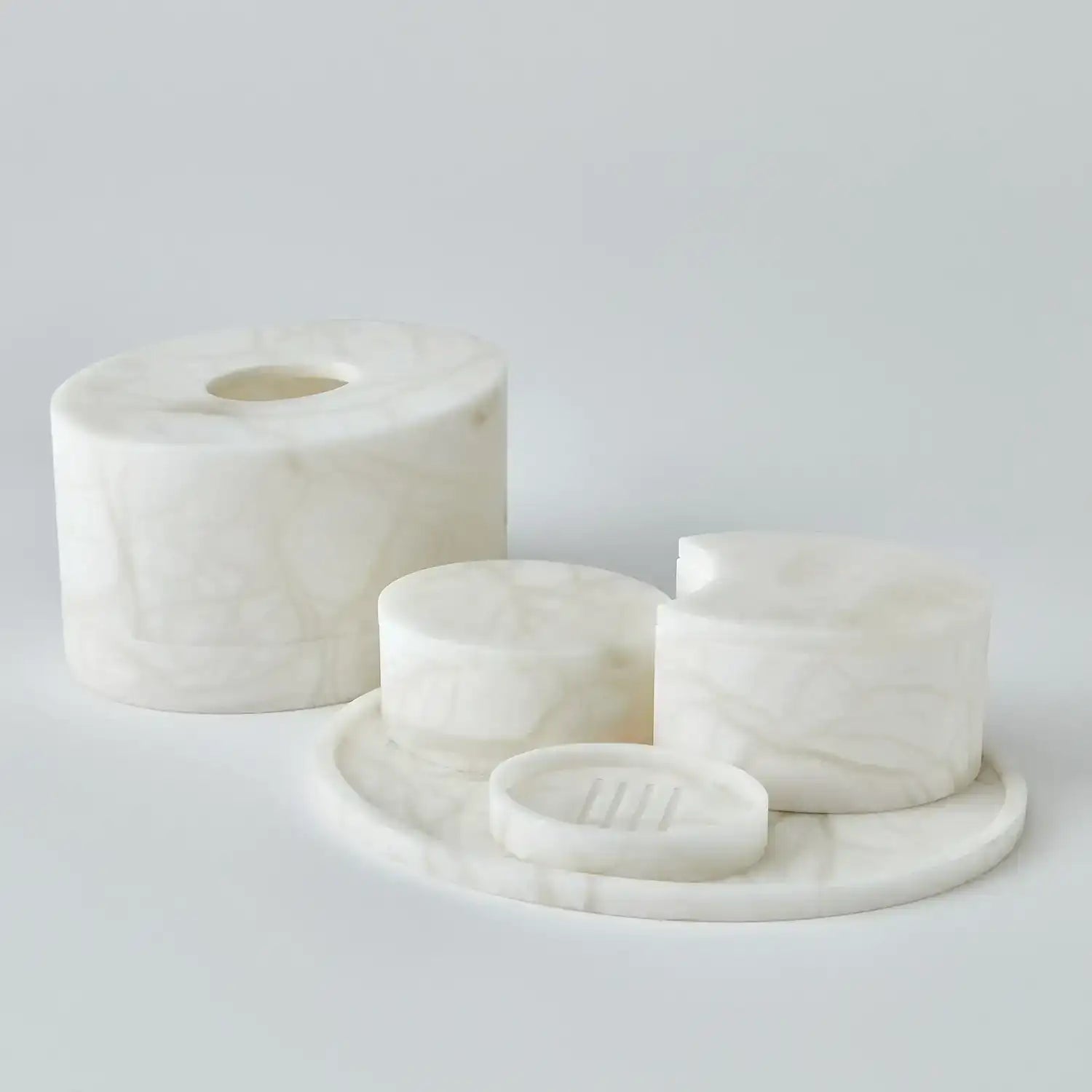 GLOBAL VIEWS ALABASTER OVAL TRAY - Decorative Accents
