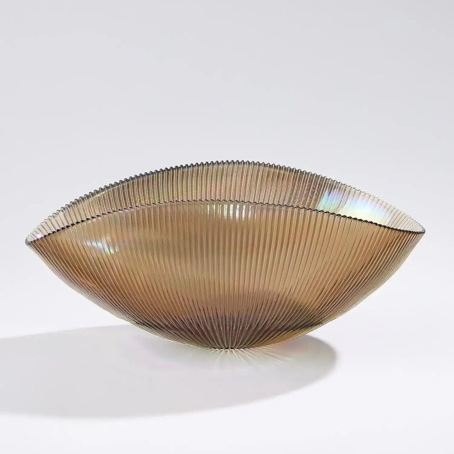 GLOBAL VIEWS PLEATED BOWL - Decorative Accents
