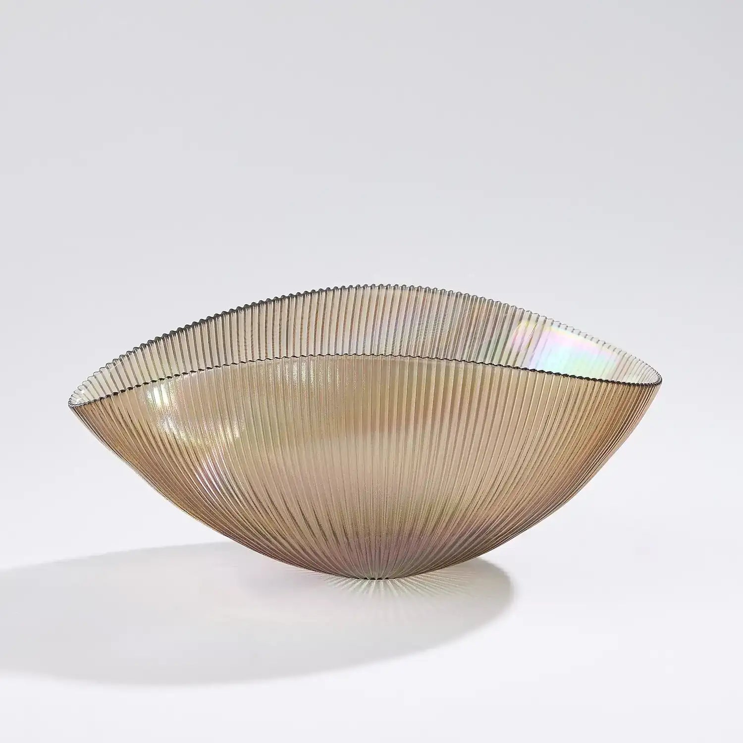 GLOBAL VIEWS PLEATED BOWL - Decorative Accents