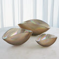 GLOBAL VIEWS PLEATED BOWL - Decorative Accents