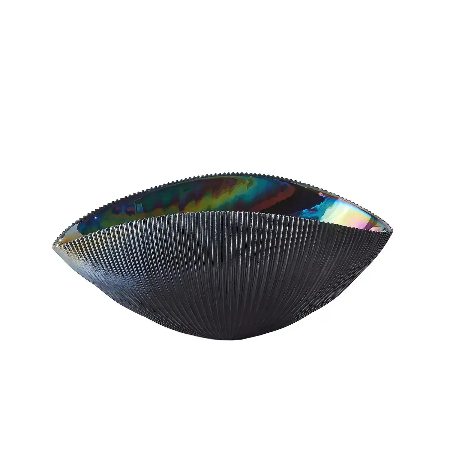 GLOBAL VIEWS PLEATED BOWL - Decorative Accents