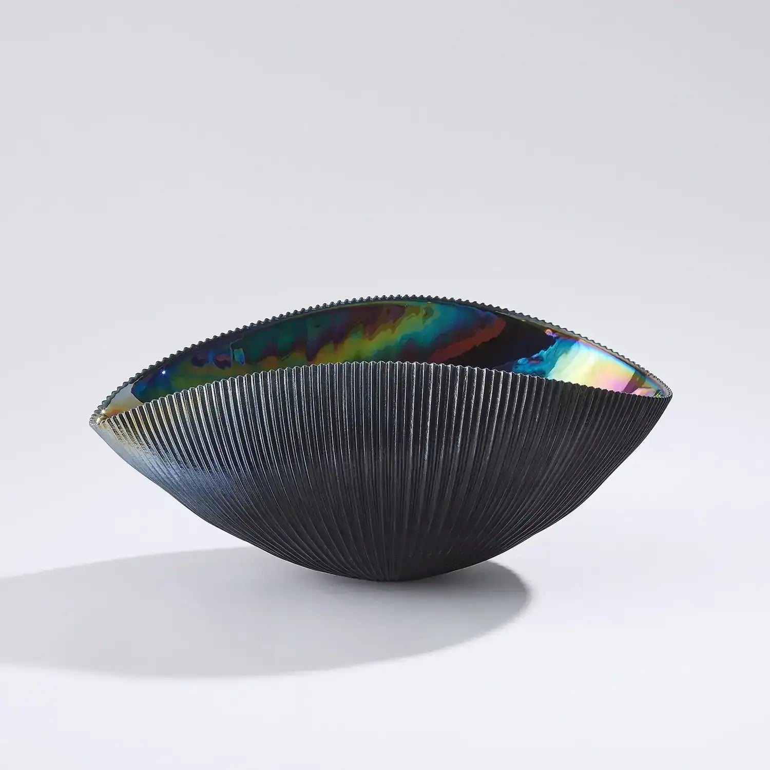 GLOBAL VIEWS PLEATED BOWL - Decorative Accents