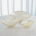 GLOBAL VIEWS PLEATED BOWL - Decorative Accents