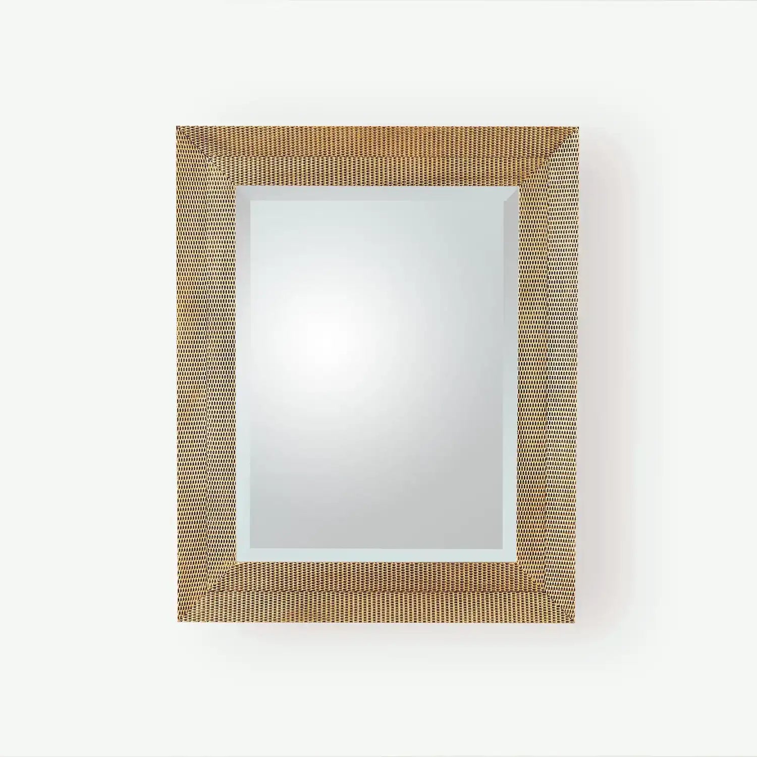 GLOBAL VIEWS DELICATE BASKETWEAVE MIRROR - Mirrors