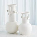 GLOBAL VIEWS SPIRAL HANDLE VASE - Decorative Accents