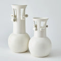 GLOBAL VIEWS SPIRAL HANDLE VASE - Decorative Accents