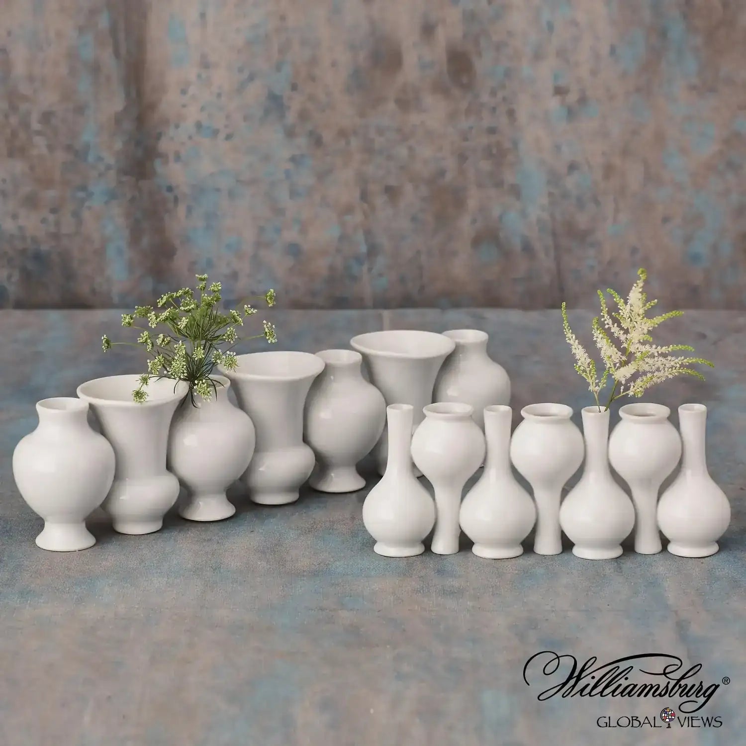 GLOBAL VIEWS CHINOISE LINEAR BUD VASE - Decorative Accents