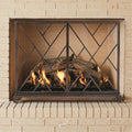 GLOBAL VIEWS CHINOISE FRET FIREPLACE SCREEN - Decorative Accents
