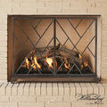 GLOBAL VIEWS CHINOISE FRET FIREPLACE SCREEN - Decorative Accents