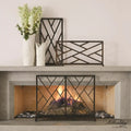 GLOBAL VIEWS CHINOISE FRET FIREPLACE SCREEN - Decorative Accents