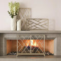GLOBAL VIEWS CHINOISE FRET FIREPLACE SCREEN - Decorative Accents