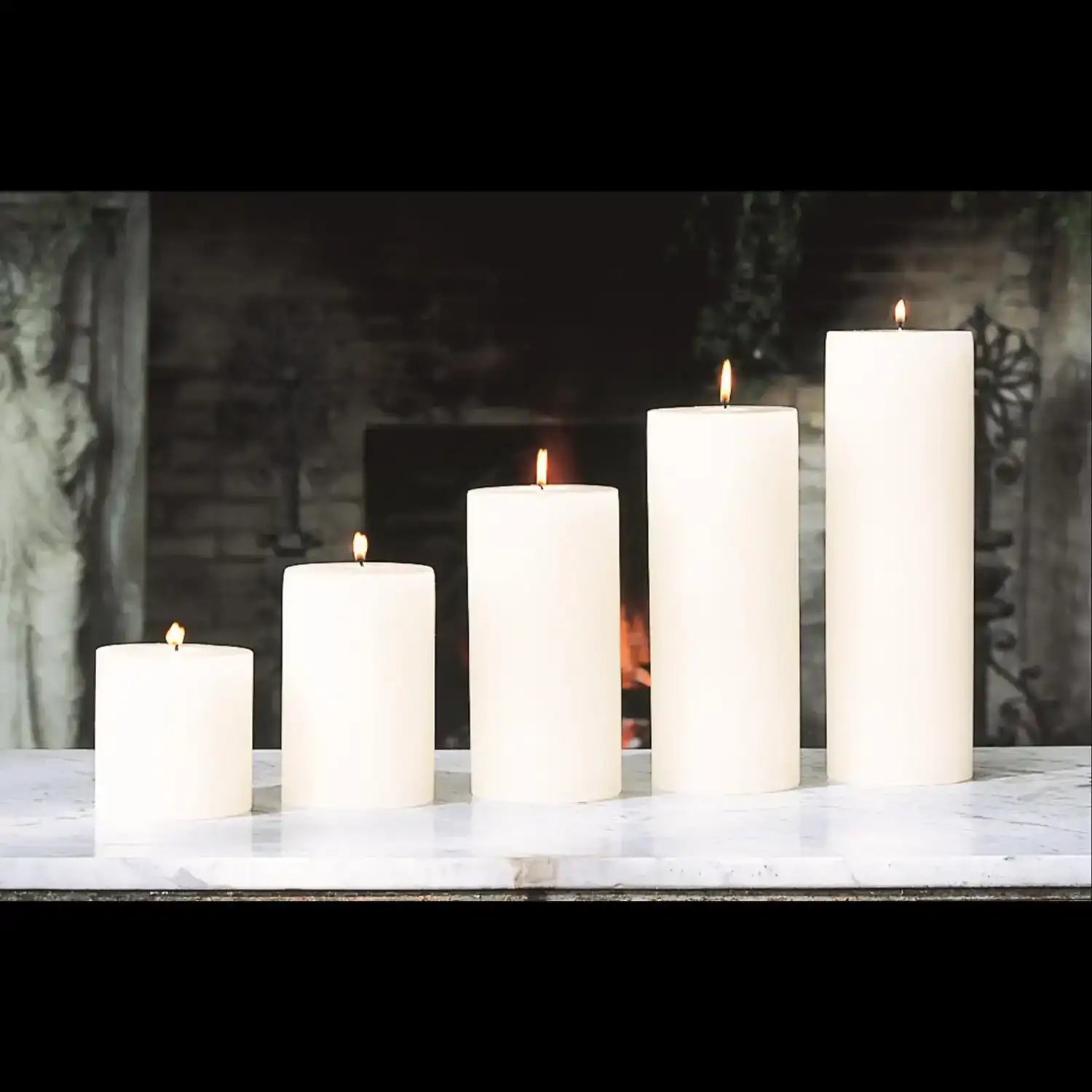 GLOBAL VIEWS PILLAR CANDLE - Decorative Accents