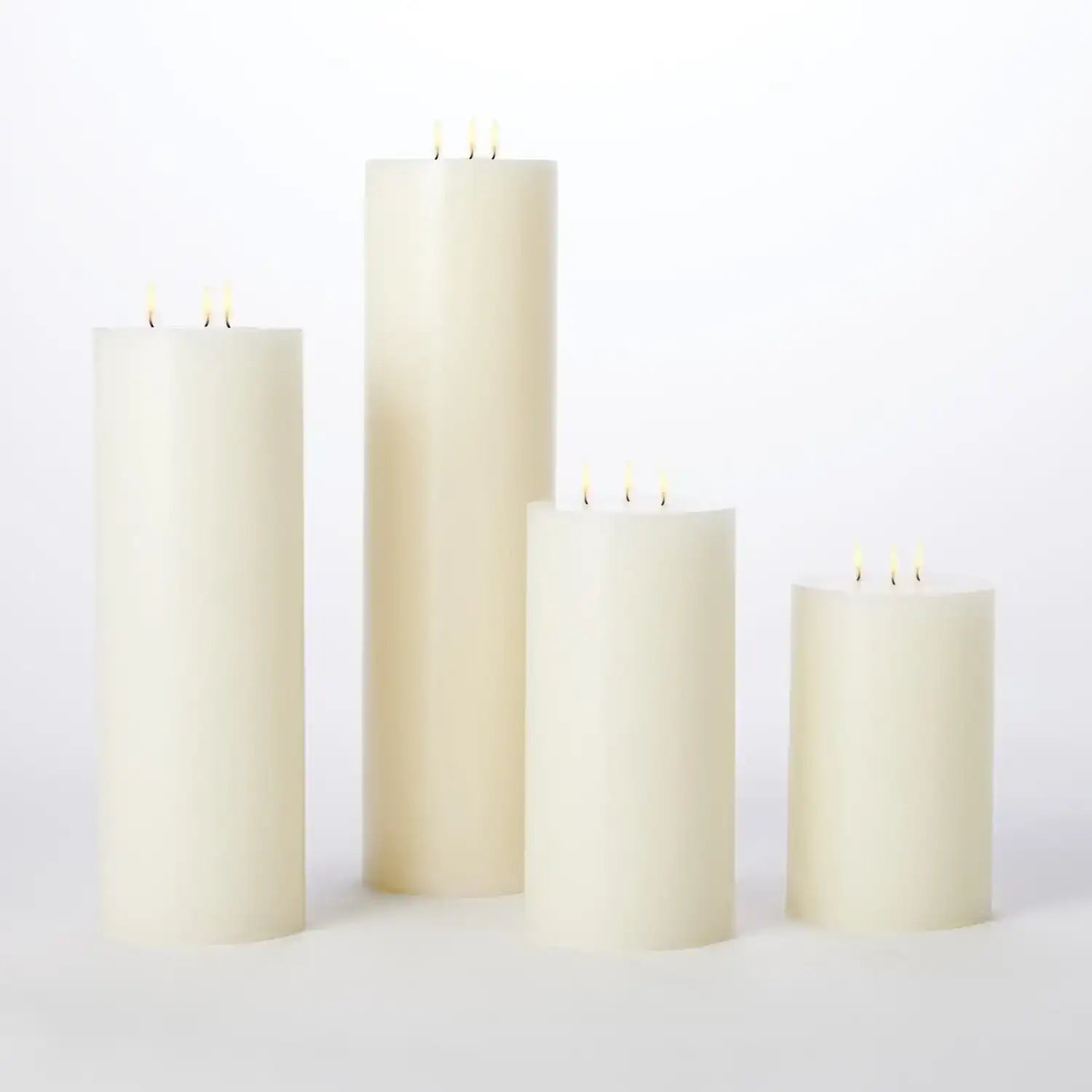 GLOBAL VIEWS 3 WICK PILLAR CANDLE - Decorative Accents