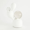 GLOBAL VIEWS TRIPLE MERINGUE SCULPTURE W/2 SPHERES - Decorative Accents