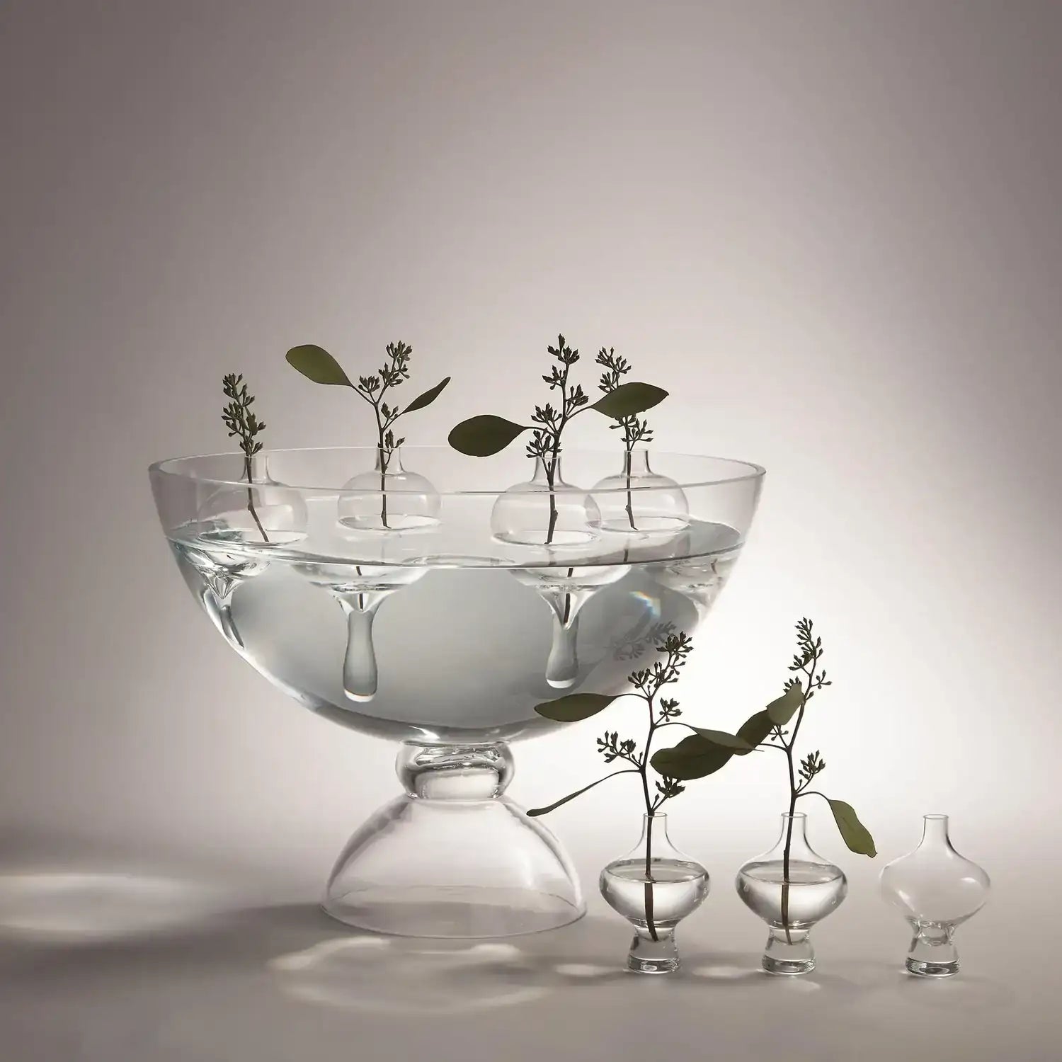 GLOBAL VIEWS GRANDE FOOTED BOWL - Decorative Accents
