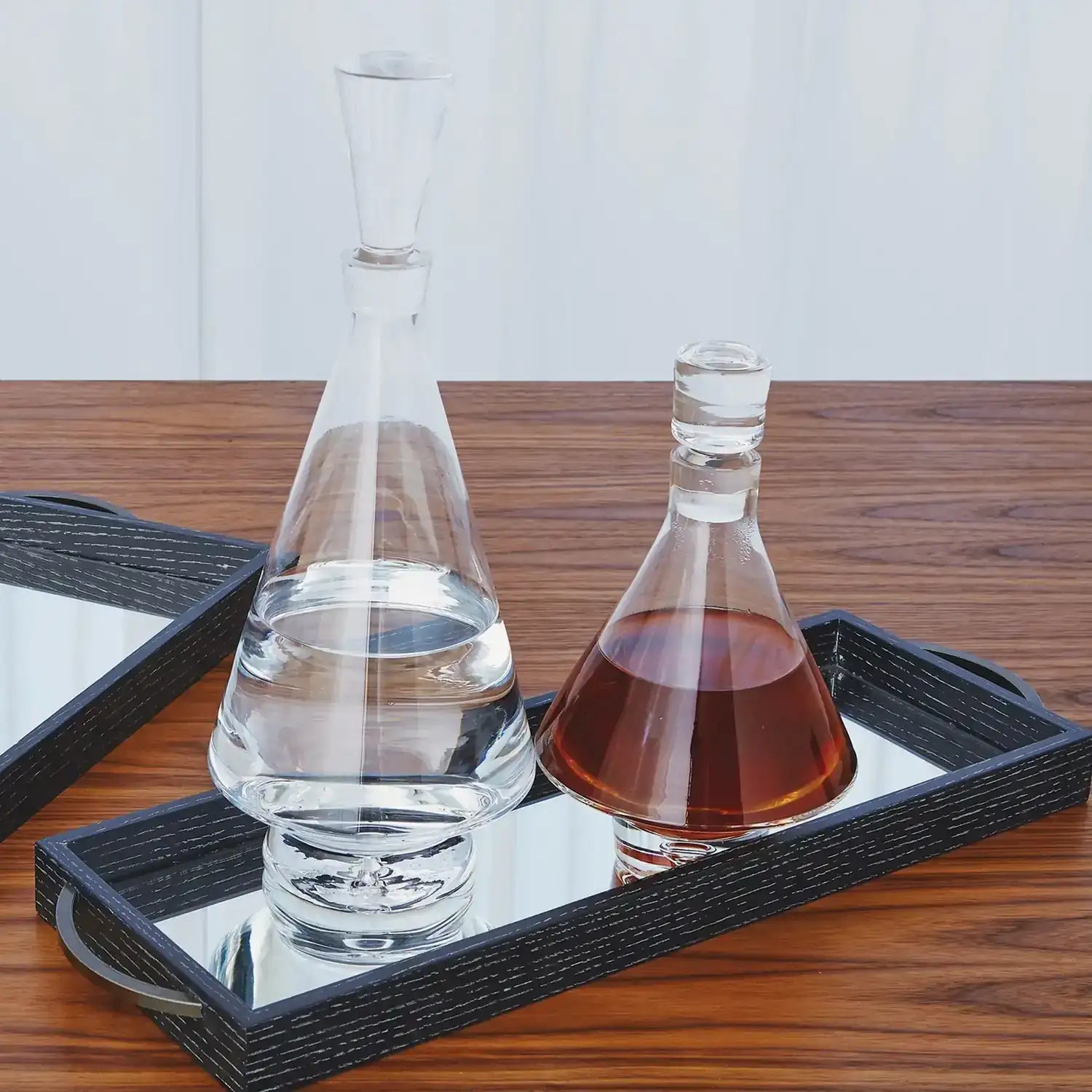 GLOBAL VIEWS TALL FAT BOTTOM DECANTER - Decorative Accents