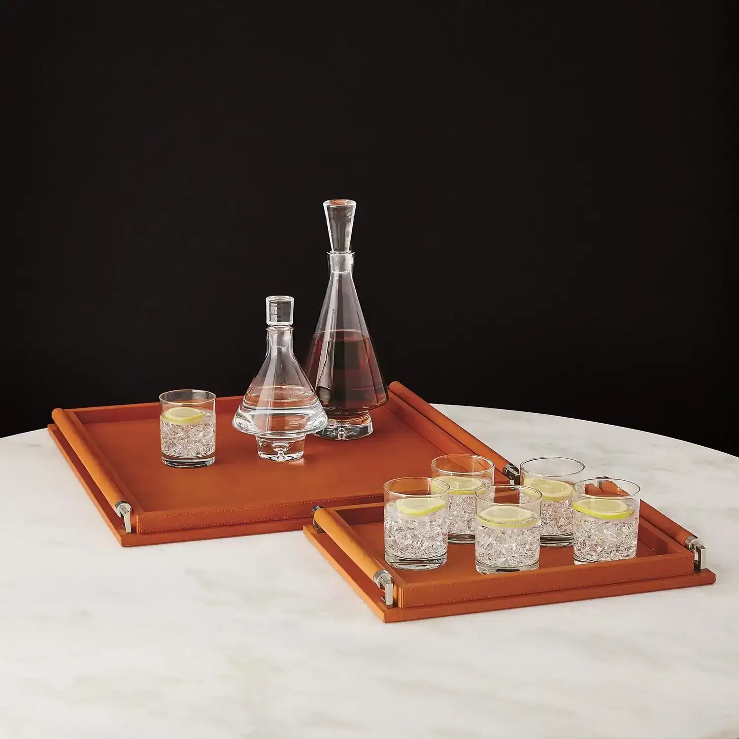 GLOBAL VIEWS TALL FAT BOTTOM DECANTER - Decorative Accents
