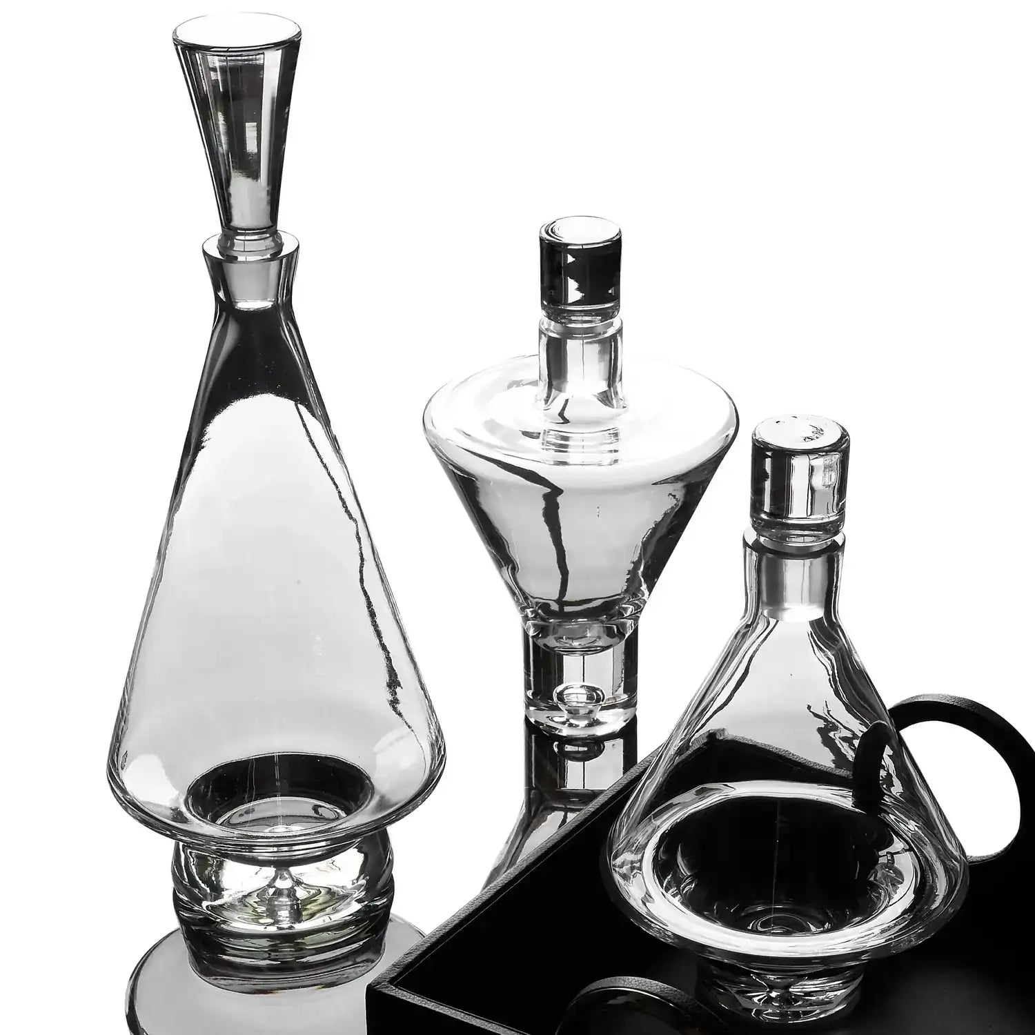 GLOBAL VIEWS TALL FAT BOTTOM DECANTER - Decorative Accents